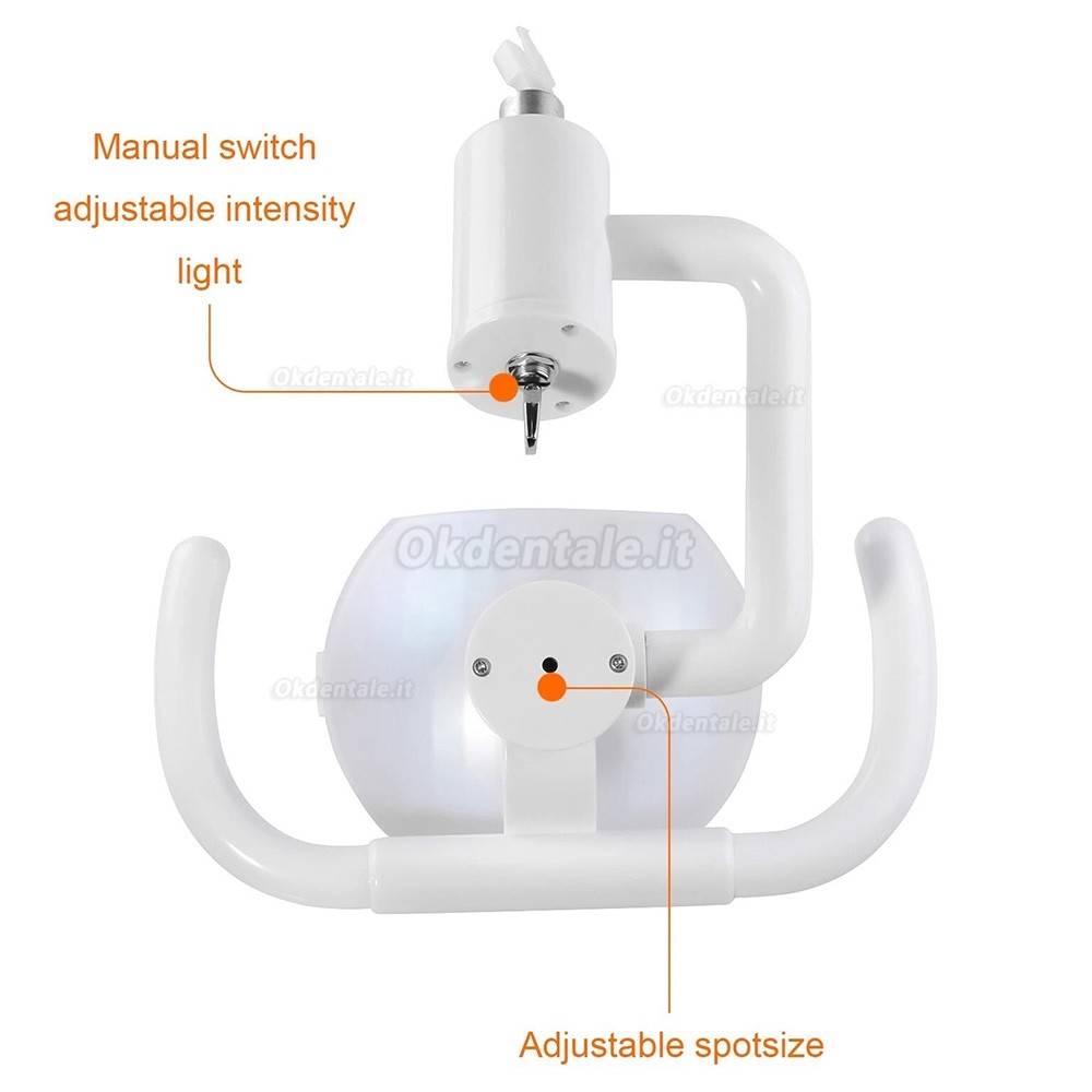 Lampada dentale orale da 50 W, lampade diagnostiche, a parete, a luce fredda